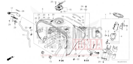 RESERVOIR A CARBURANT/POMPE A CARBURANT (2) CRF1100A2N de 2022